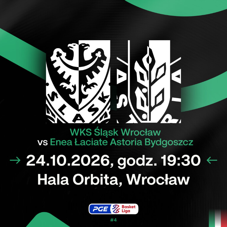 WKS Śląsk Wrocław vs Enea Łaciate Astoria Bydgoszcz